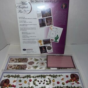 Creative Memories 8x10 White Scrapbook Pages Refill RCM -10S Hinged Style